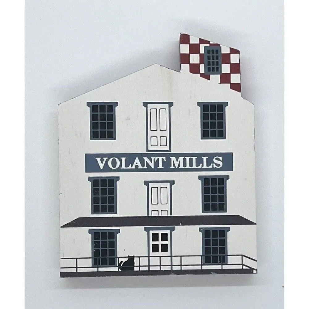 The Cat's Meow 1986 Volant Mills Fall Series Historic Gristmill Pennsylvania